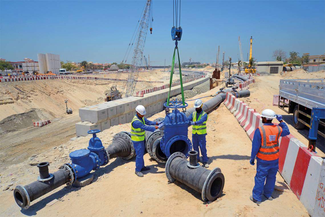 WJ Philippines installing HDPE Pipeline